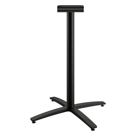 Hon Between Standing-Height X-Base for 42" Table Tops, Black HBTTX42L.P6P